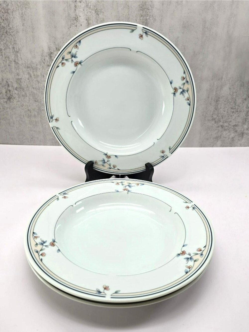 Heritage Blossom Princess House Fine Porcelain Soup Bowls Set Of 6 VL5056